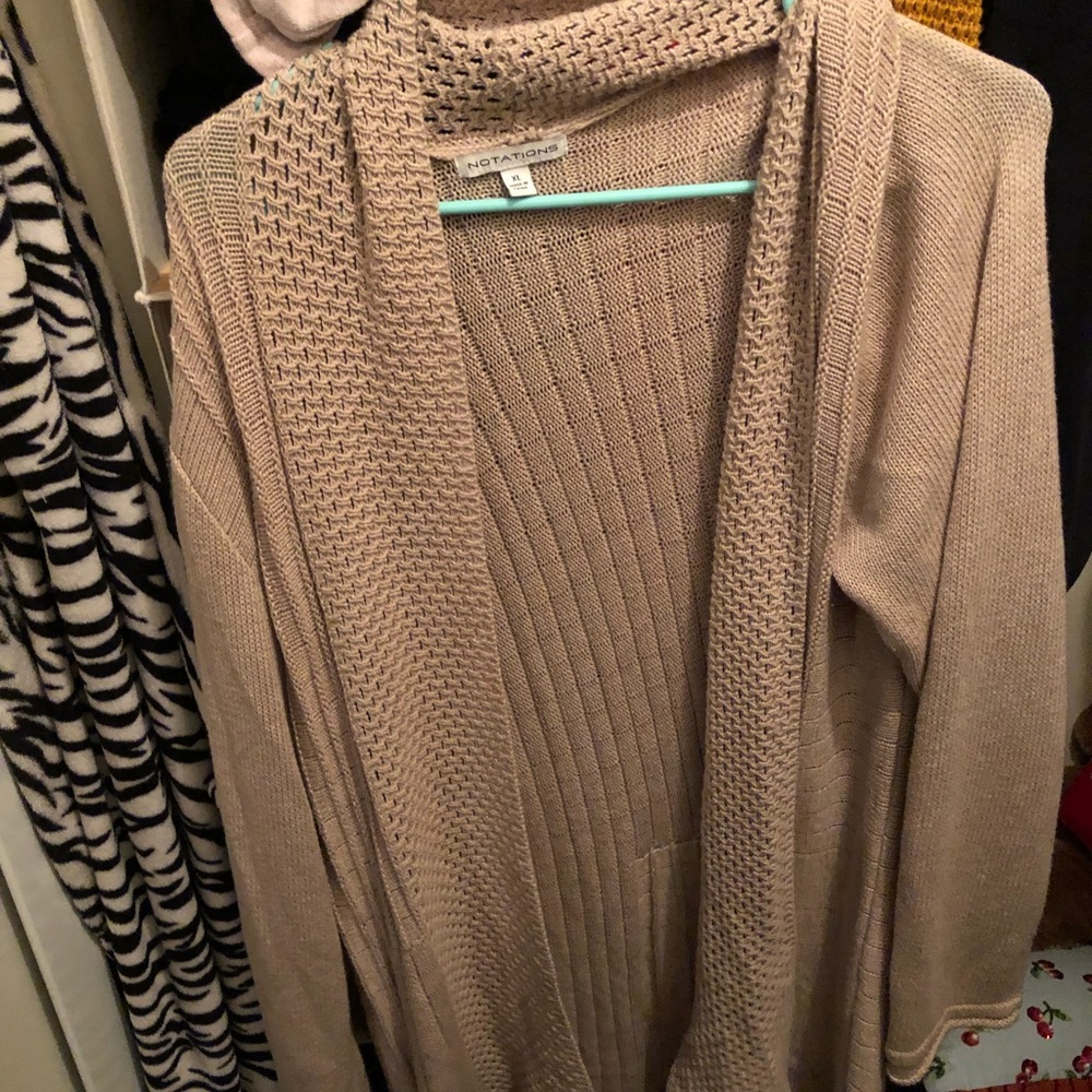 Cream cardigan